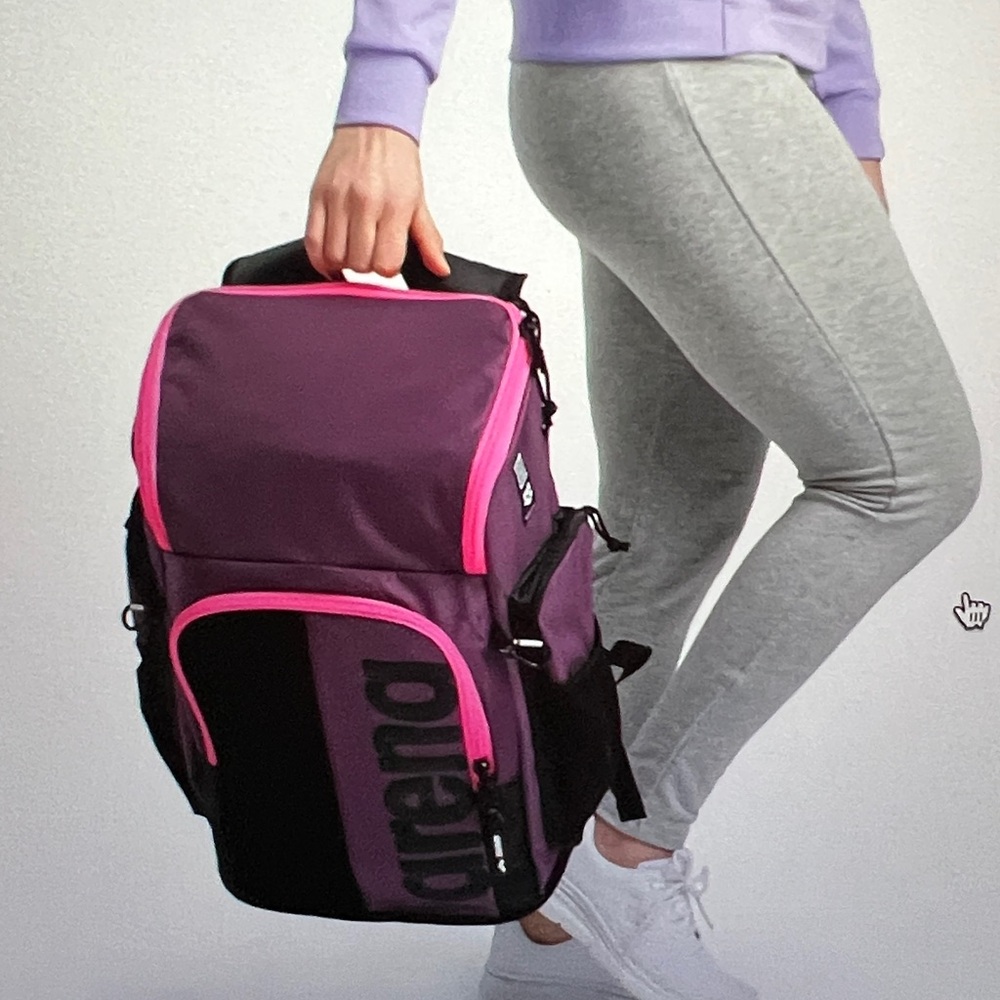 Spiky backpack 45 Swimming Athlete Sport Gym Large Training Gear Men Woman